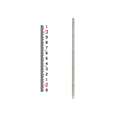 TOPCON/SOKKIA 16 FT FIBERGLASS GRADE ROD, TENTHS