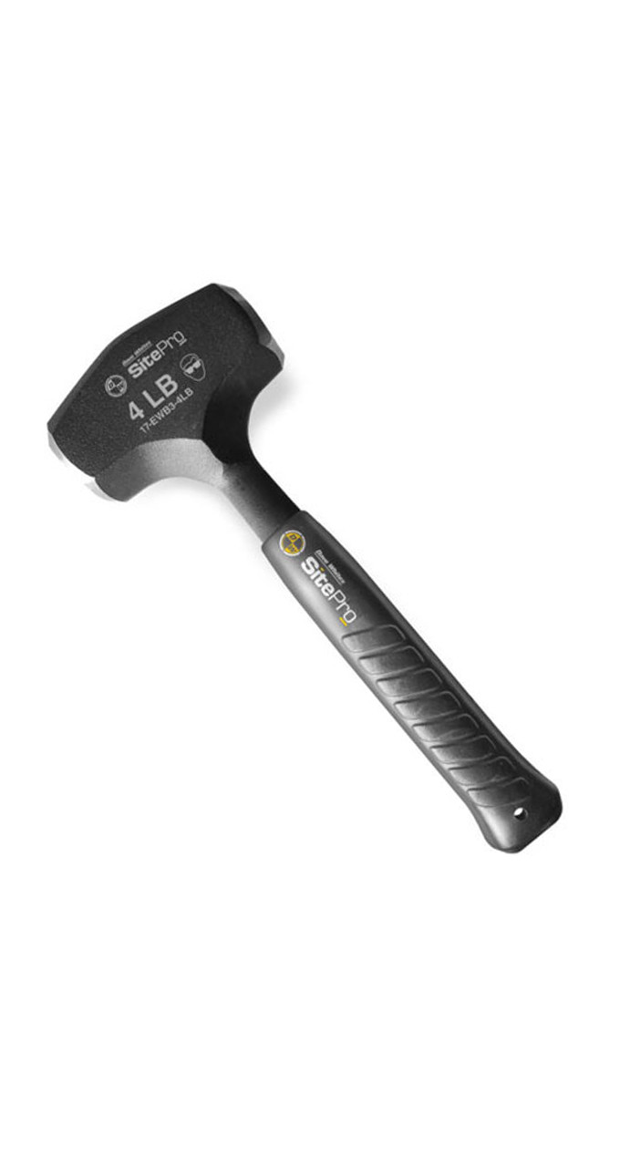 SitePro 4 lb Club and Drilling Hammer - 17-EWB3-4LB