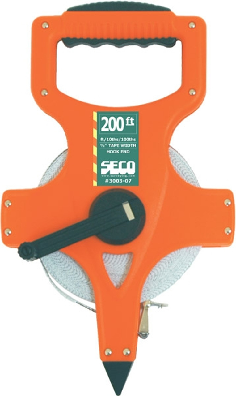SECO 3003-07 200 ft Tape - ft/10ths/100ths Fiberglass