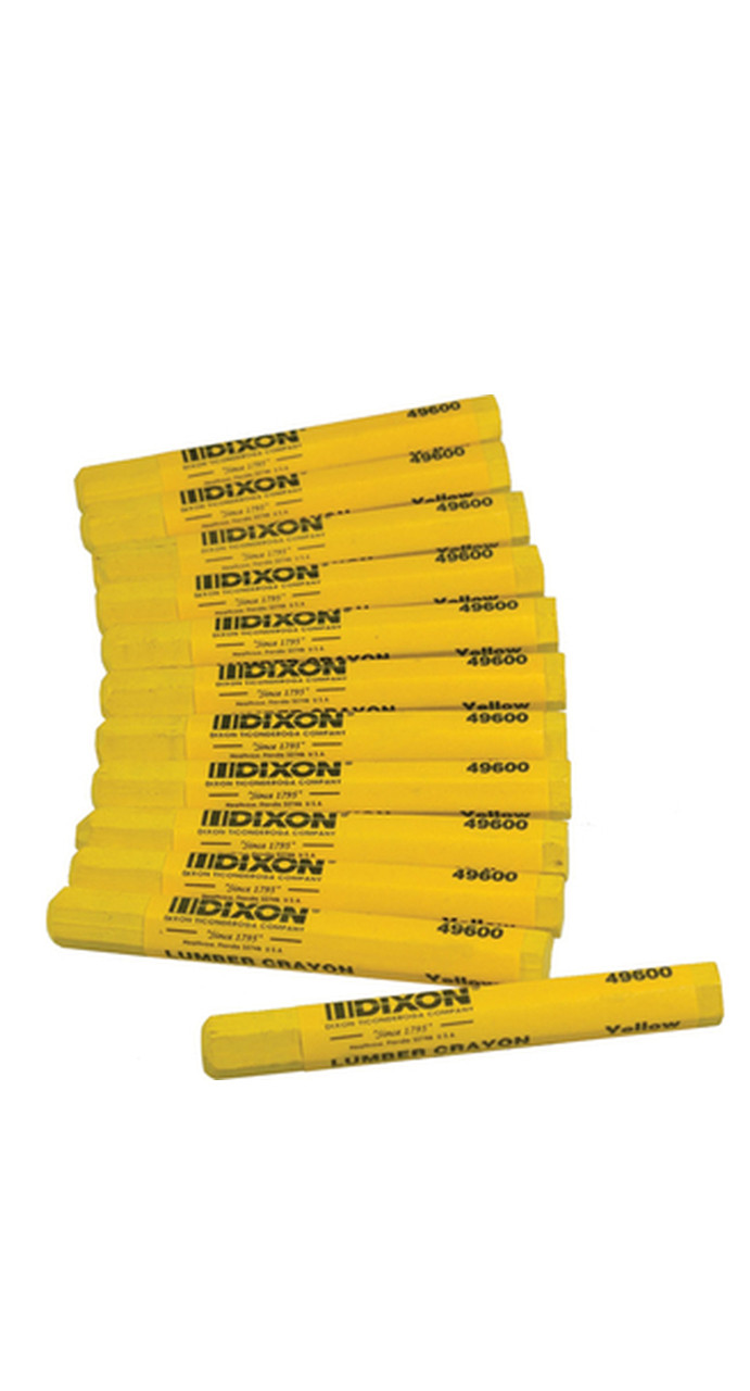 Dixon Lumber Crayon Yellow