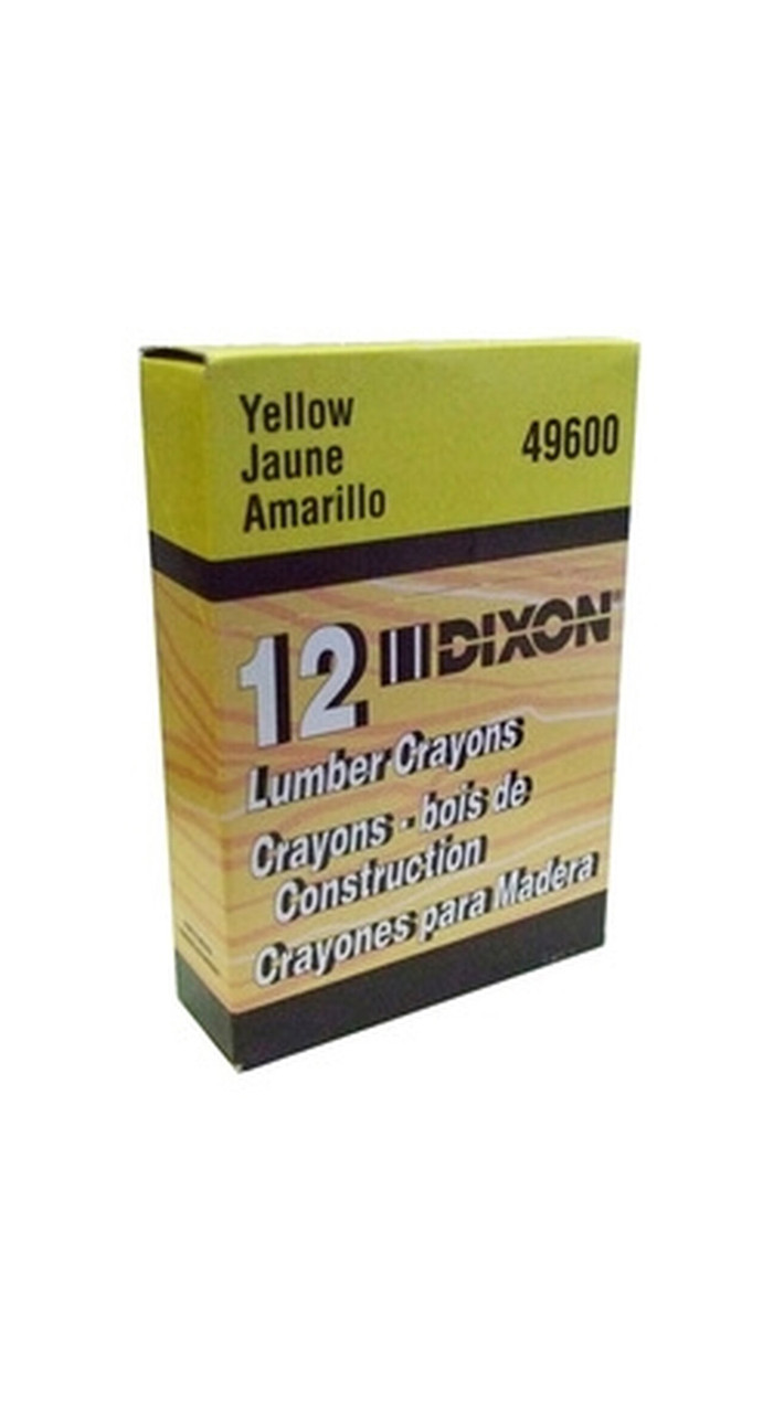Dixon Lumber Crayon Yellow
