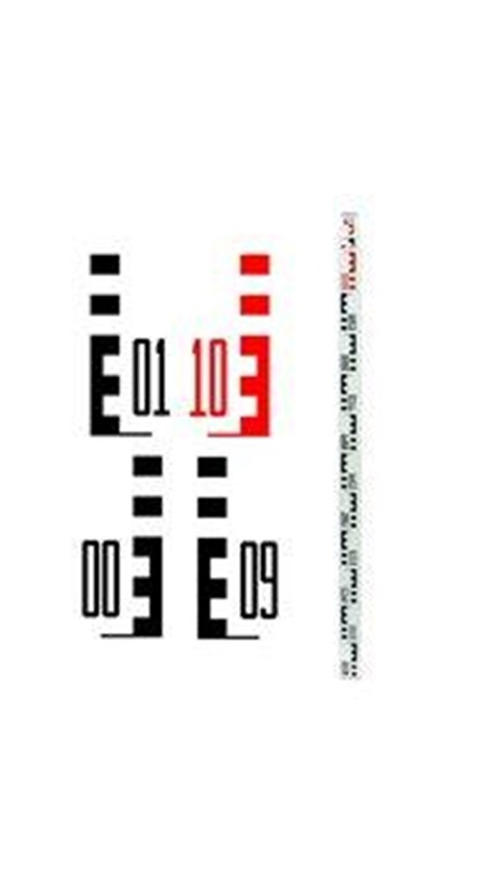 Seco 5 m Crain Rectangular CR Fiberglass Leveling Rod