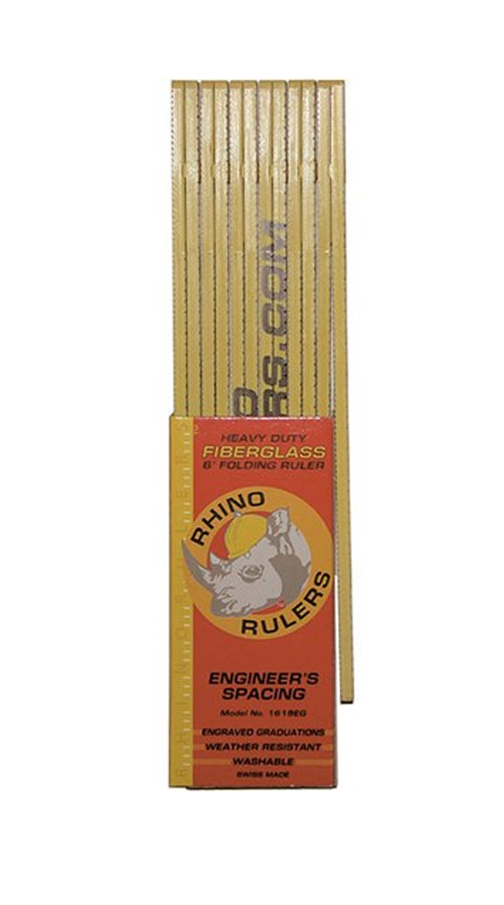 Seco 4770-00 Folding Rhino Ruler - Tenths/Inches
