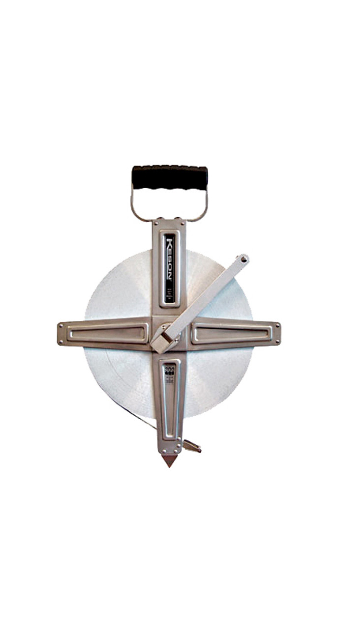 Keson SNR18300, Open Case Steel Blade Tape, 300 Ft., Hook Attachment