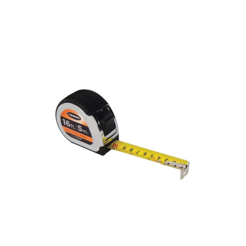 Keson PG18M16 Short Tape Measure with Nylon Coated Steel Blade (Graduations: ft, in, 1/8 & cm, mm), 1-Inch by 16-Foot/5-Meter