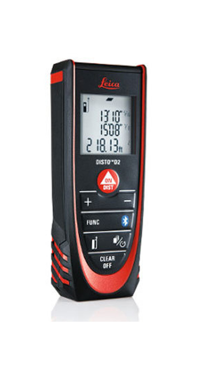 Leica DISTO D2 New US 320ft Bluetooth 4.0 Laser Distance Meter