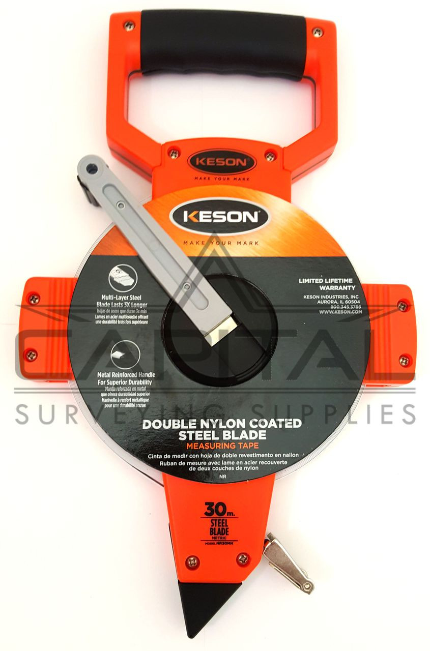 Keson NR30MH Tape NyClad Metric 30 m Zero at Hook end
