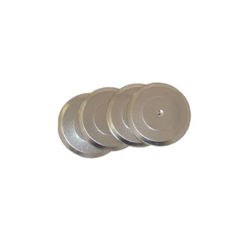 Seco 2181-00 Shiners Flat 2 1/4 inch OD and punched in the center with crimped edges