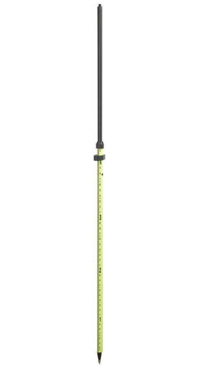 SECO 5125-20-FLY-GT 2 m Snap-Lock Rover Rod with Outer "GT" Grad - Flo Yellow